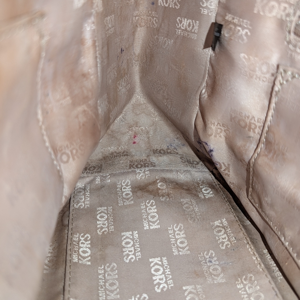 Michael Kors Red and Brown Satchel - Picture 5 of 5